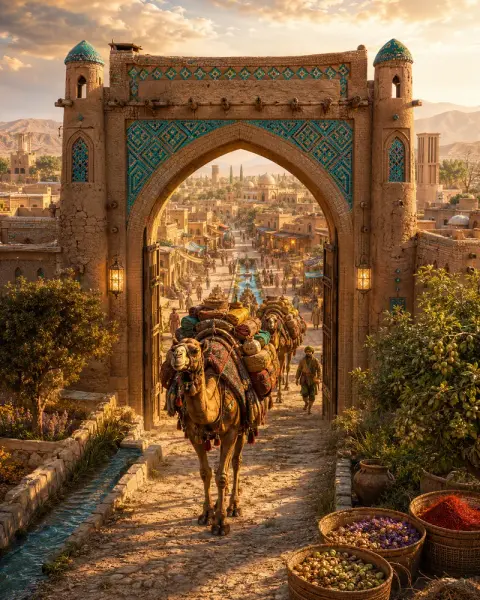کاور بازی آبادی جاده ابریشم